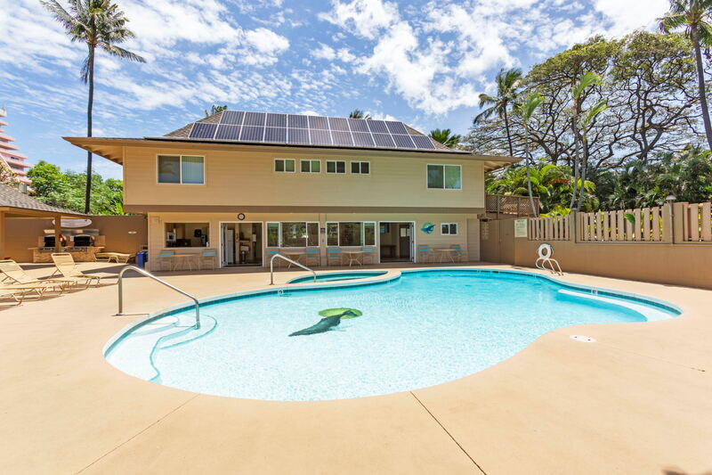 Maui Kai 806 bathroom with luxury amenities and custom tile work, oceanfront condo comfort